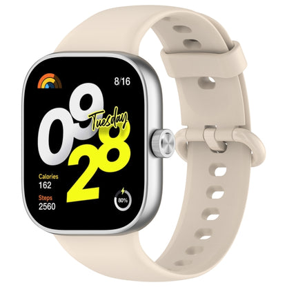 For Xiaomi  Mi Band 8 Pro Solid Color Colorful Buckle Silicone Watch Band(Ivory White) - Watch Bands by PMC Jewellery | Online Shopping South Africa | PMC Jewellery