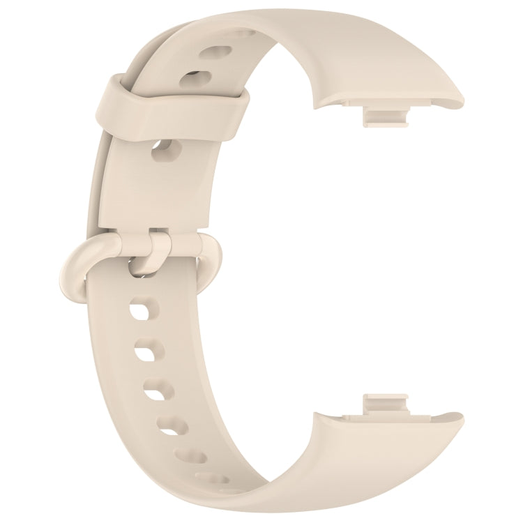 For Xiaomi  Mi Band 8 Pro Solid Color Colorful Buckle Silicone Watch Band(Ivory White) - Watch Bands by PMC Jewellery | Online Shopping South Africa | PMC Jewellery