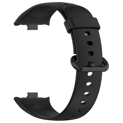 For Xiaomi  Mi Band 8 Pro Solid Color Colorful Buckle Silicone Watch Band(Black) - Watch Bands by PMC Jewellery | Online Shopping South Africa | PMC Jewellery