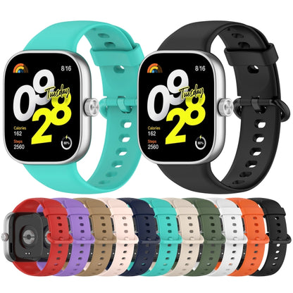 For Xiaomi  Mi Band 8 Pro Solid Color Colorful Buckle Silicone Watch Band(Purple) - Watch Bands by PMC Jewellery | Online Shopping South Africa | PMC Jewellery