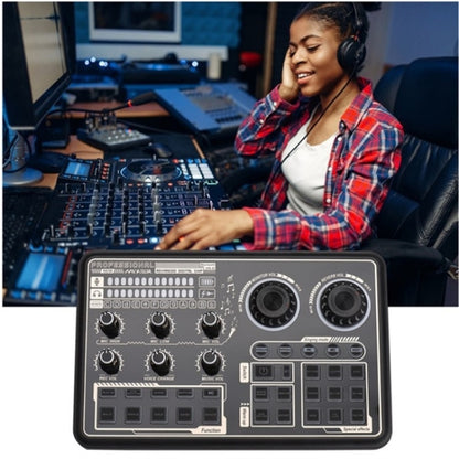 SK600 Multifunctional Live Sound Card Professional Audio Mixer - Live Sound Effects Processors by PMC Jewellery | Online Shopping South Africa | PMC Jewellery | Buy Now Pay Later Mobicred