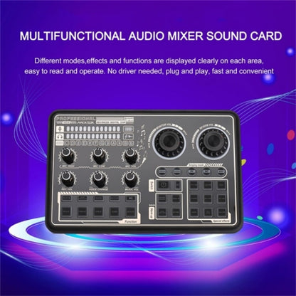 SK600 Multifunctional Live Sound Card Professional Audio Mixer - Live Sound Effects Processors by PMC Jewellery | Online Shopping South Africa | PMC Jewellery | Buy Now Pay Later Mobicred