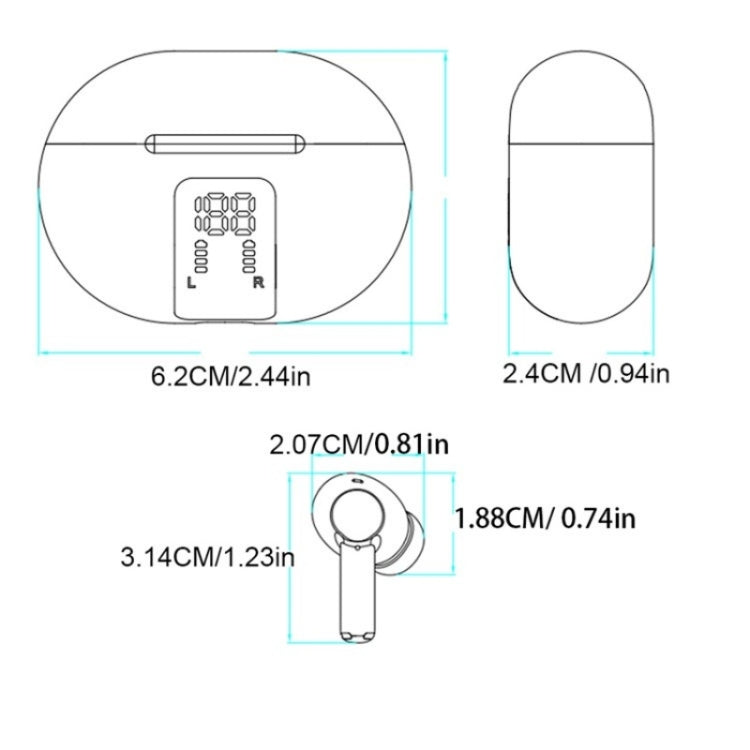 M10 Wireless Bluetooth Smart Voice Translator Headset Multiple Languages Translation Earphones(White) -  by PMC Jewellery | Online Shopping South Africa | PMC Jewellery | Buy Now Pay Later Mobicred