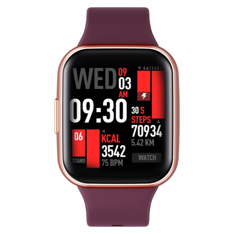 Q23 IP67 Waterproof Smart Bracelet Sport Fitness Tracker(Wine Red) - Smart Watches by PMC Jewellery | Online Shopping South Africa | PMC Jewellery