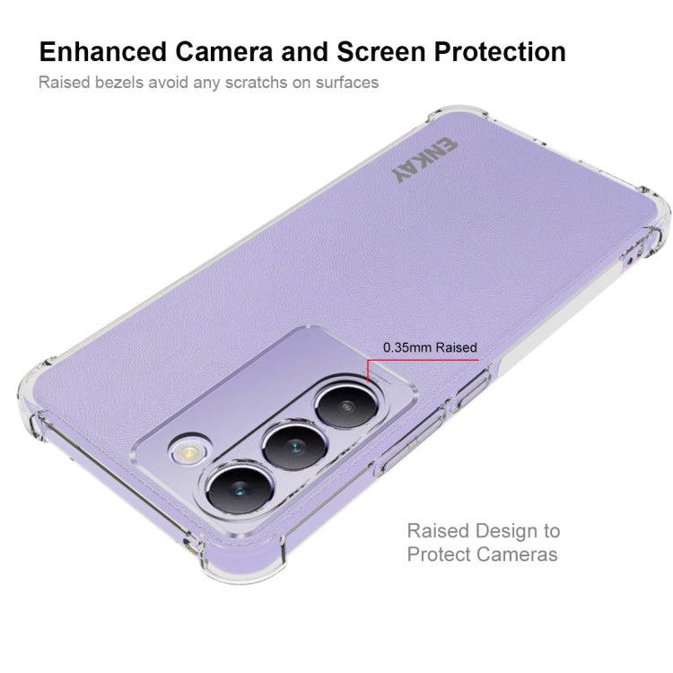 For OPPO Reno11 F 5G Global ENKAY Clear TPU Shockproof Anti-slip Phone Case - Reno11 F Cases by ENKAY | Online Shopping South Africa | PMC Jewellery | Buy Now Pay Later Mobicred