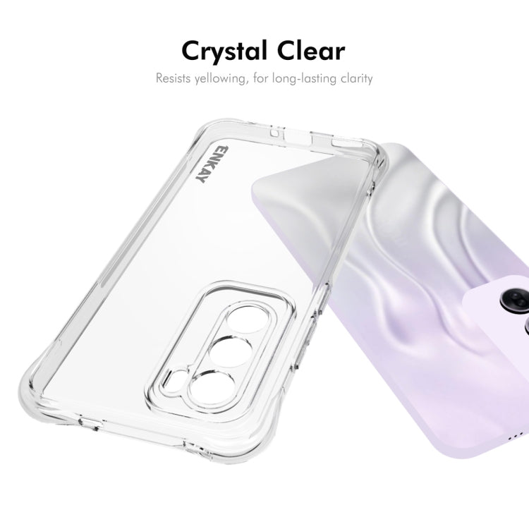 For OPPO Reno12 Global ENKAY Clear TPU Shockproof Anti-slip Phone Case - OPPO Cases by ENKAY | Online Shopping South Africa | PMC Jewellery | Buy Now Pay Later Mobicred