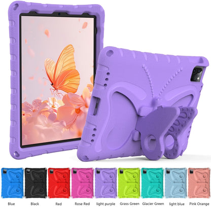 For iPad Pro 11 2024 Butterfly Bracket EVA Shockproof Tablet Case(Light Purple) - iPad Pro 11 2024 Cases by PMC Jewellery | Online Shopping South Africa | PMC Jewellery | Buy Now Pay Later Mobicred