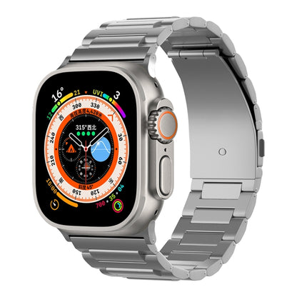 For Apple Watch Ultra 2 49mm I-Shaped Titanium Watch Band(Grey) - Watch Bands by PMC Jewellery | Online Shopping South Africa | PMC Jewellery