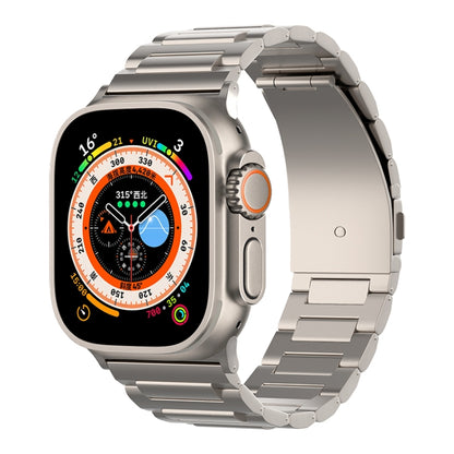 For Apple Watch Series 8 45mm I-Shaped Titanium Watch Band(Titanium) - Watch Bands by PMC Jewellery | Online Shopping South Africa | PMC Jewellery