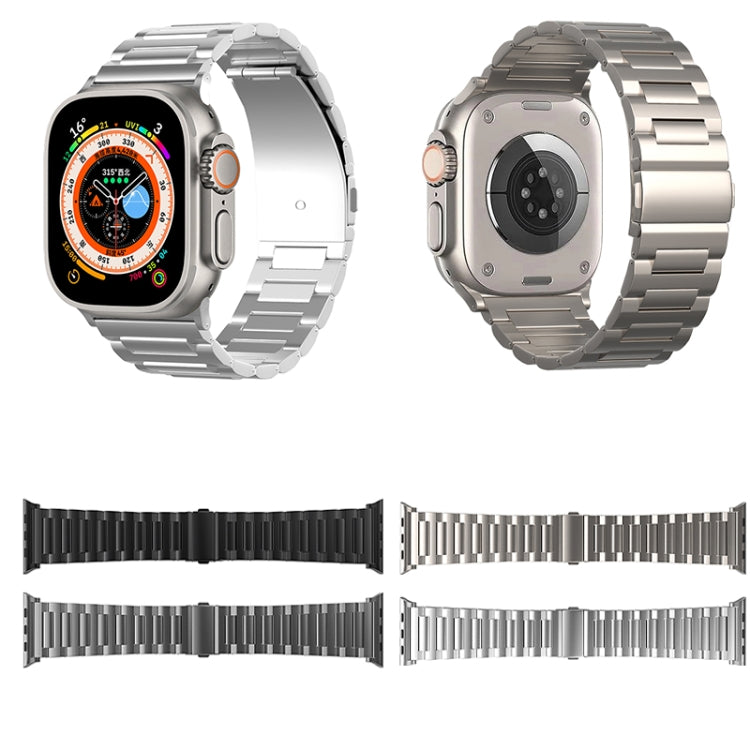 For Apple Watch Ultra 2 49mm I-Shaped Titanium Watch Band(Titanium) - Watch Bands by PMC Jewellery | Online Shopping South Africa | PMC Jewellery