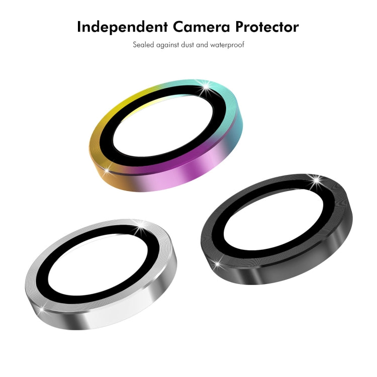 For OPPO Reno11 F ENKAY Hat-Prince 9H Rear Camera Lens Aluminium Alloy Tempered Glass Film(Black) - Reno11 F Tempered Glass by ENKAY | Online Shopping South Africa | PMC Jewellery | Buy Now Pay Later Mobicred