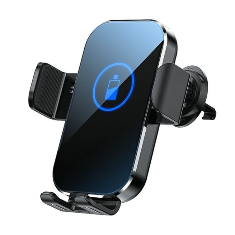 X10 15W Wireless Fast Charging Car Phone Navigation Holder(黑色) - Wireless Charger Holders by PMC Jewellery | Online Shopping South Africa | PMC Jewellery | Buy Now Pay Later Mobicred