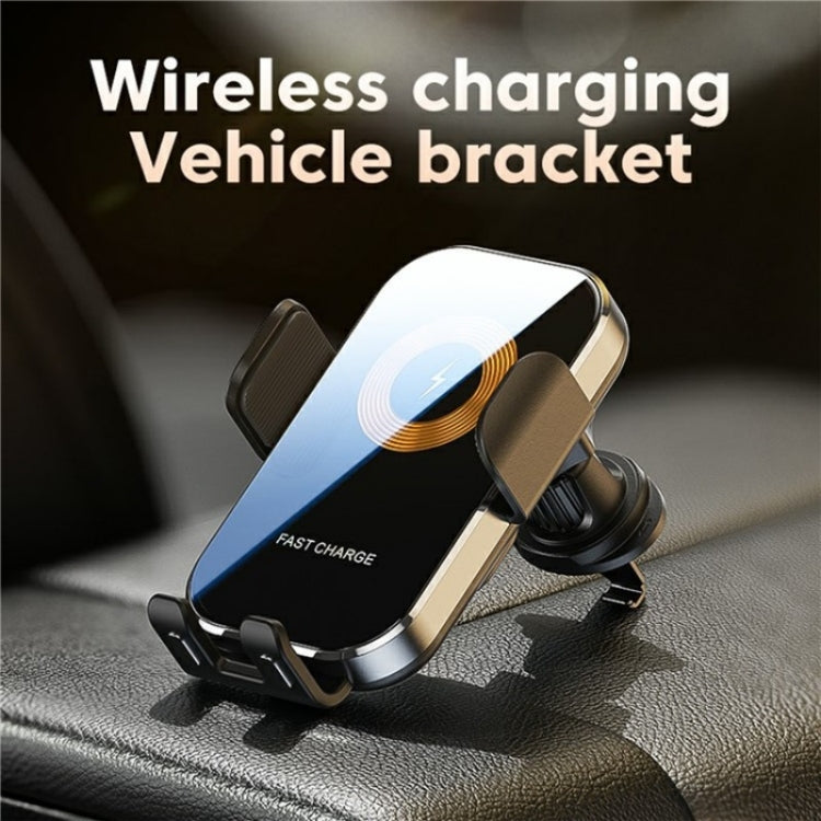 X12 Car Air Vent Touch Sensing Wireless Phone Charger Holder(Black) - Wireless Charging Pads by PMC Jewellery | Online Shopping South Africa | PMC Jewellery | Buy Now Pay Later Mobicred