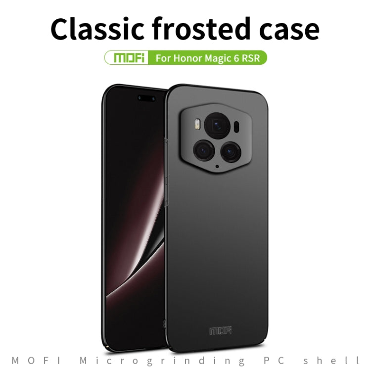 For Honor Magic6 RSR MOFI Frosted PC Ultra-thin Hard Phone Case(Blue) - Huawei Cases by MOFI | Online Shopping South Africa | PMC Jewellery | Buy Now Pay Later Mobicred