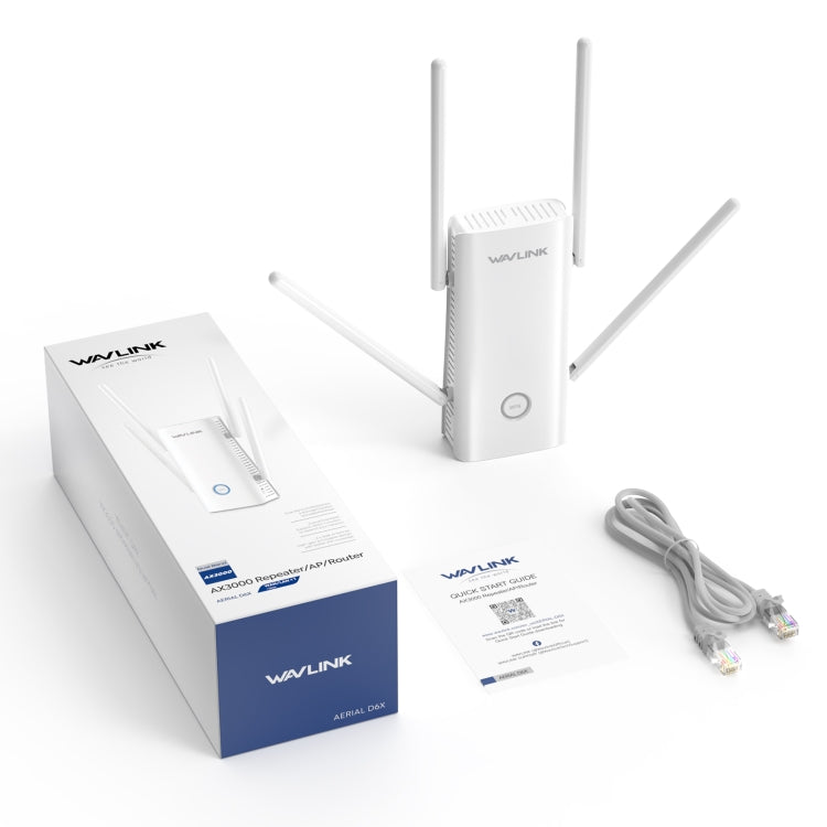 Wavlink WN583AX3 AX3000 Dual Band WiFi Repeater/AP/Router/Mesh Mode WiFi Extender, Plug:EU Plug - Wireless Routers by WAVLINK | Online Shopping South Africa | PMC Jewellery | Buy Now Pay Later Mobicred