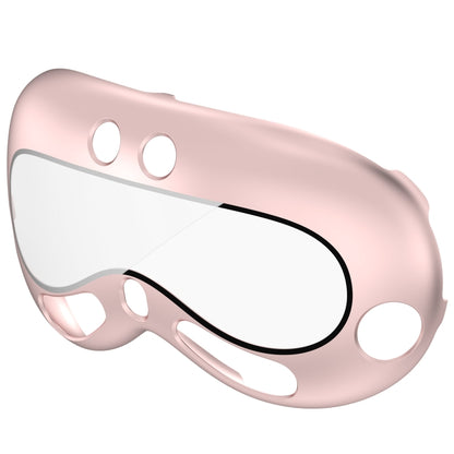 For Apple Vision Pro PC+ Toughened Film Protective Cover VR Glasses Accessories(Pink) - VR Accessories by PMC Jewellery | Online Shopping South Africa | PMC Jewellery | Buy Now Pay Later Mobicred