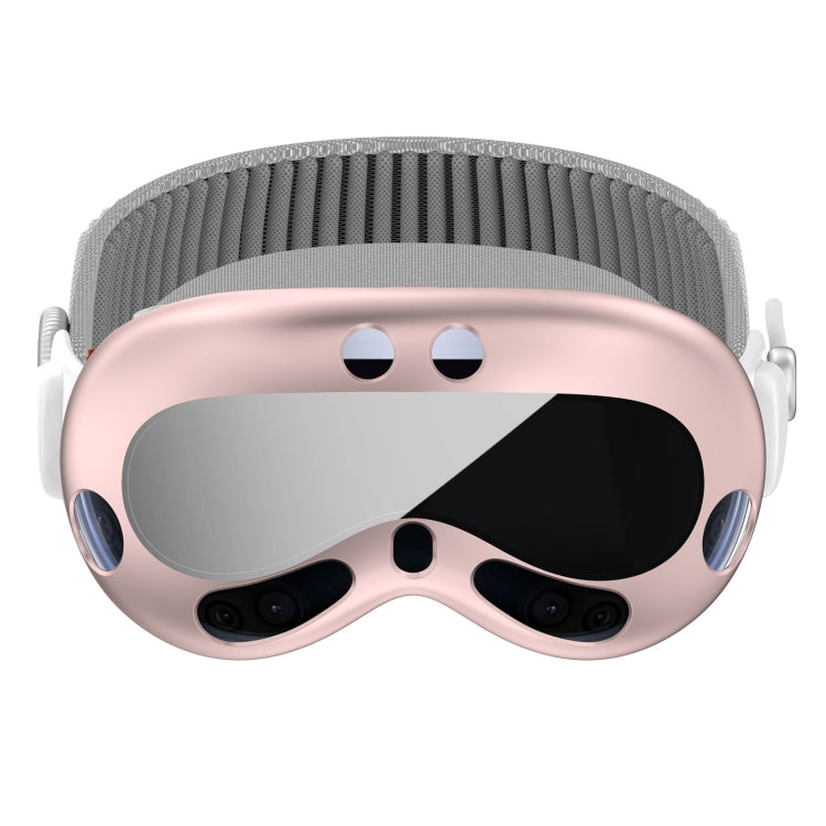 For Apple Vision Pro PC+ Toughened Film Protective Cover VR Glasses Accessories(Pink) - VR Accessories by PMC Jewellery | Online Shopping South Africa | PMC Jewellery | Buy Now Pay Later Mobicred