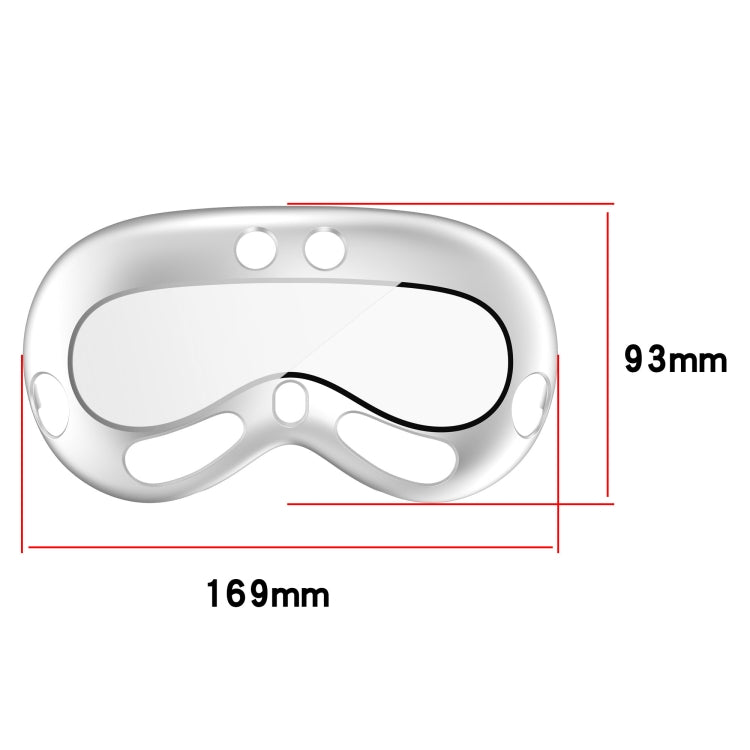 For Apple Vision Pro PC+ Toughened Film Protective Cover VR Glasses Accessories(Transparent) - VR Accessories by PMC Jewellery | Online Shopping South Africa | PMC Jewellery | Buy Now Pay Later Mobicred