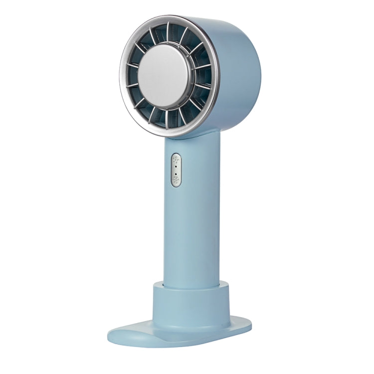 WX-633 Summer Handheld Fan 3 Speeds Semiconductor Cold Compress Desk Fan(Baby Blue) - Electric Fans by PMC Jewellery | Online Shopping South Africa | PMC Jewellery | Buy Now Pay Later Mobicred