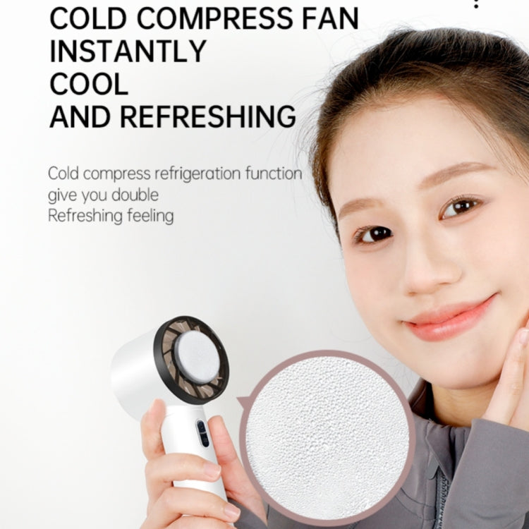 WX-625 Cold Compress Function Portable Mini Summer Fan Handheld Cooling Fan(Baby Blue) - Electric Fans by PMC Jewellery | Online Shopping South Africa | PMC Jewellery | Buy Now Pay Later Mobicred