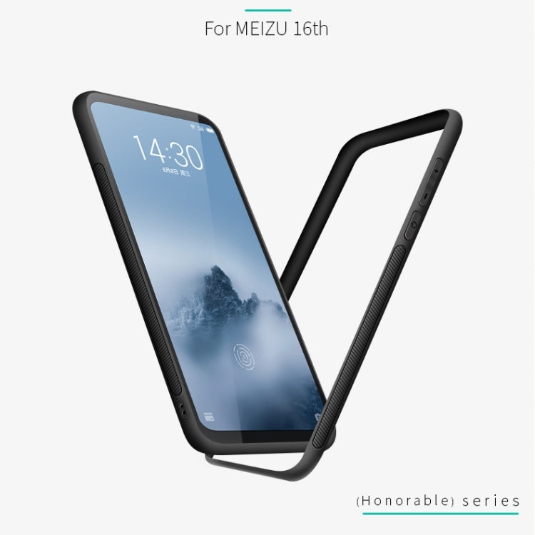 PINWUYO Shockproof Waterproof Full Coverage PC + TPU + Skin Protective Case for Meizu 16th(Brown) - Meizu by PINWUYO | Online Shopping South Africa | PMC Jewellery | Buy Now Pay Later Mobicred