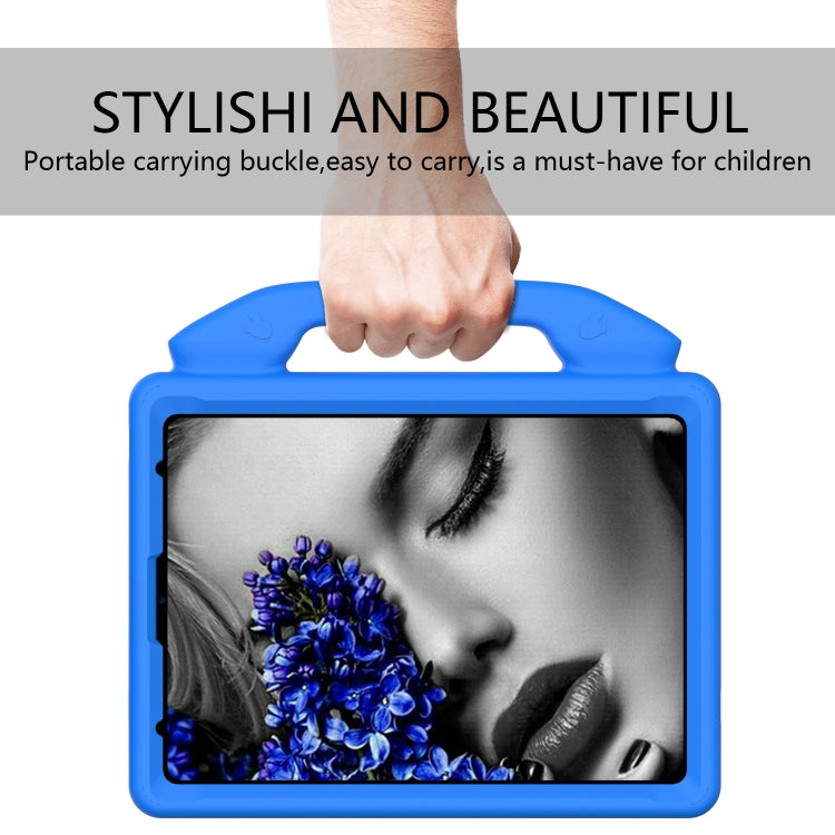 For iPad Pro 13 2024 Children EVA Shockproof Tablet Case with Thumb Bracket(Blue) - iPad Pro 13 2024 Cases by PMC Jewellery | Online Shopping South Africa | PMC Jewellery | Buy Now Pay Later Mobicred