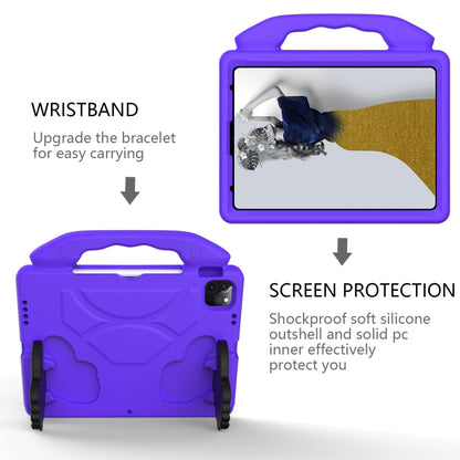 For iPad Pro 13 2024 Children EVA Shockproof Tablet Case with Thumb Bracket(Purple) - iPad Pro 13 2024 Cases by PMC Jewellery | Online Shopping South Africa | PMC Jewellery | Buy Now Pay Later Mobicred