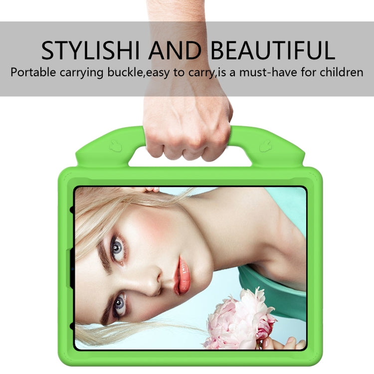 For iPad Pro 13 2024 Children EVA Shockproof Tablet Case with Thumb Bracket(Green) - iPad Pro 13 2024 Cases by PMC Jewellery | Online Shopping South Africa | PMC Jewellery | Buy Now Pay Later Mobicred