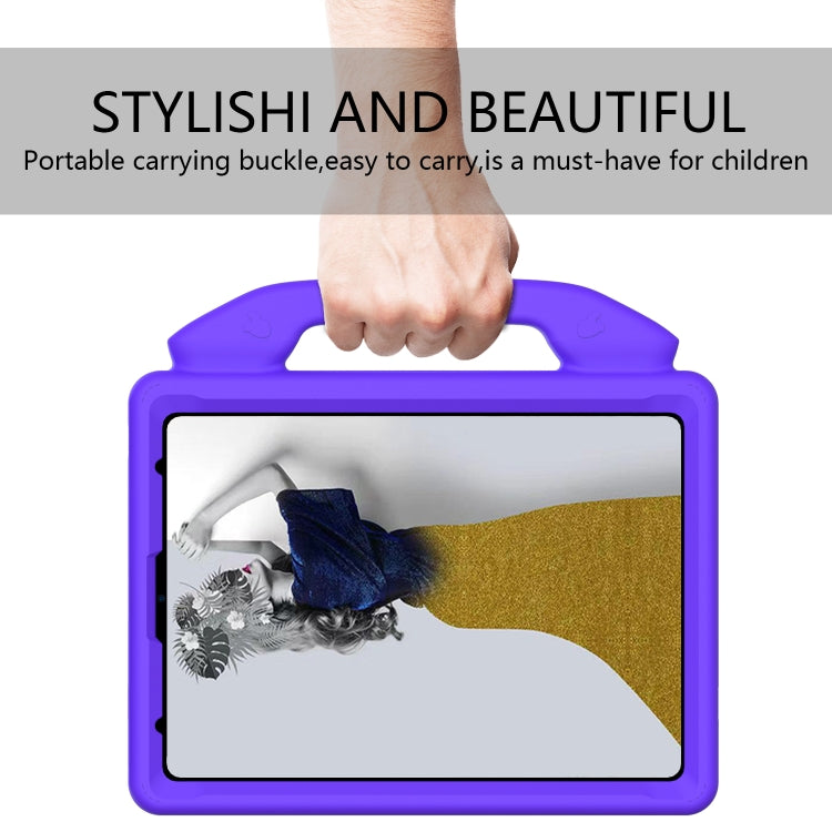 For iPad Air 13 2024 Children EVA Shockproof Tablet Case with Thumb Bracket(Purple) - iPad Air 13 2024 Cases by PMC Jewellery | Online Shopping South Africa | PMC Jewellery | Buy Now Pay Later Mobicred