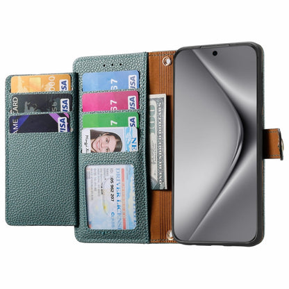 For Huawei Pura 70 Pro+ Love Zipper Lanyard Leather Phone Case(Green) - Huawei Cases by PMC Jewellery | Online Shopping South Africa | PMC Jewellery | Buy Now Pay Later Mobicred