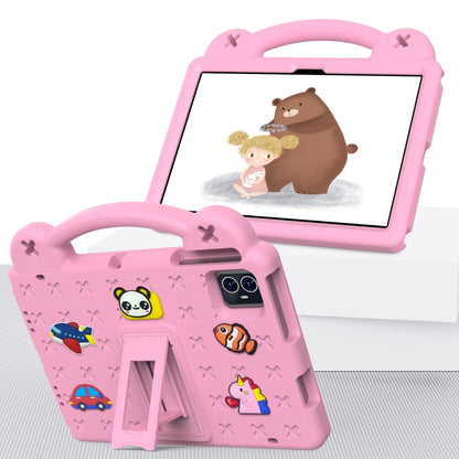 For Blackview Tab 80 10.1 2023 Handle Kickstand Children EVA Shockproof Tablet Case(Pink) - Others by PMC Jewellery | Online Shopping South Africa | PMC Jewellery | Buy Now Pay Later Mobicred