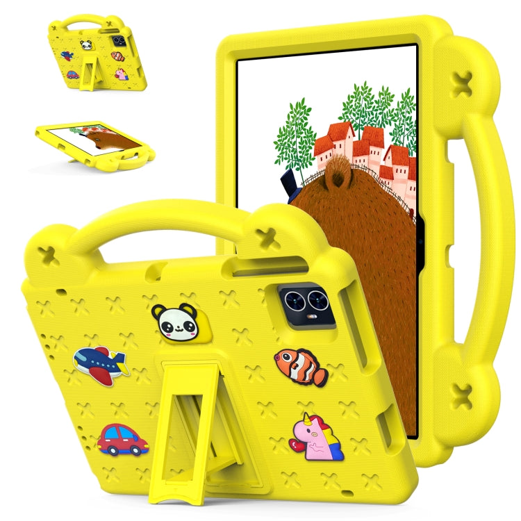 For Blackview Tab 80 10.1 2023 Handle Kickstand Children EVA Shockproof Tablet Case(Yellow) - Others by PMC Jewellery | Online Shopping South Africa | PMC Jewellery | Buy Now Pay Later Mobicred