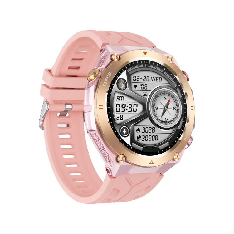 KC82 1.45 inch Color Screen Smart Watch, Support Bluetooth Call / Health Monitoring(Pink) - Smart Watches by PMC Jewellery | Online Shopping South Africa | PMC Jewellery | Buy Now Pay Later Mobicred