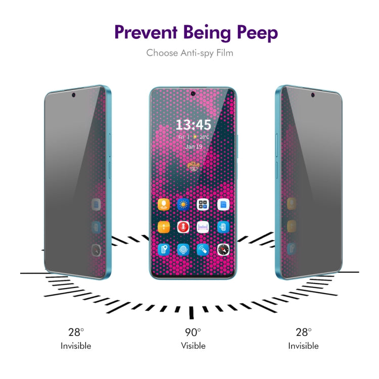 For Motorola Moto G Stylus 5G 2024 2pcs ENKAY Hat-Prince 28 Degree Anti-peeping Privacy Tempered Glass Film - Motorola Tempered Glass by ENKAY | Online Shopping South Africa | PMC Jewellery | Buy Now Pay Later Mobicred