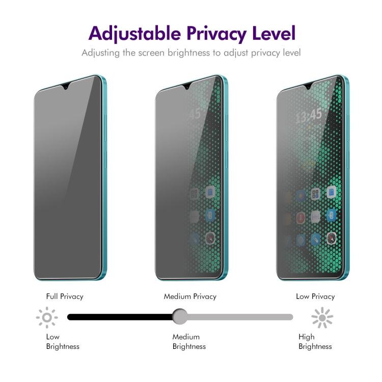 For Tecno Spark 10 / 10 5G ENKAY Hat-Prince 28 Degree Anti-peeping Privacy Tempered Glass Film - Tecno Tempered Glass by ENKAY | Online Shopping South Africa | PMC Jewellery | Buy Now Pay Later Mobicred