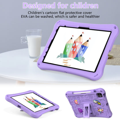 For iPad Pro 11 2024 Hi Baby EVA Full Body Tablet Case with Strap(Light Purple) - iPad Pro 11 2024 Cases by PMC Jewellery | Online Shopping South Africa | PMC Jewellery | Buy Now Pay Later Mobicred