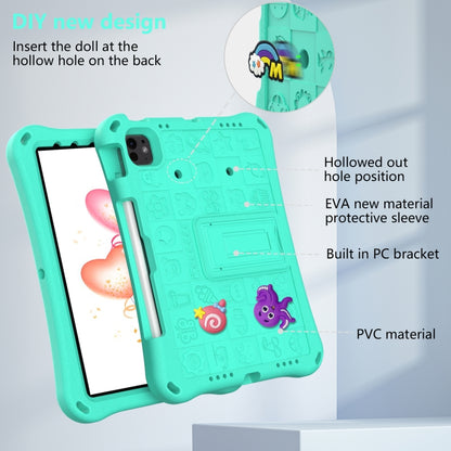 For iPad Pro 11 2024 Hi Baby EVA Full Body Tablet Case with Strap(Mint Green) - iPad Pro 11 2024 Cases by PMC Jewellery | Online Shopping South Africa | PMC Jewellery | Buy Now Pay Later Mobicred