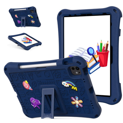 For iPad Pro 11 2024 Hi Baby EVA Full Body Tablet Case with Strap(Navy Blue) - iPad Pro 11 2024 Cases by PMC Jewellery | Online Shopping South Africa | PMC Jewellery | Buy Now Pay Later Mobicred