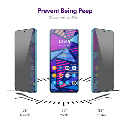 For vivo iQOO Z9 Global ENKAY Hat-Prince 28 Degree Anti-peeping Privacy Silk Print Tempered Glass Film - vivo Tempered Glass by ENKAY | Online Shopping South Africa | PMC Jewellery | Buy Now Pay Later Mobicred