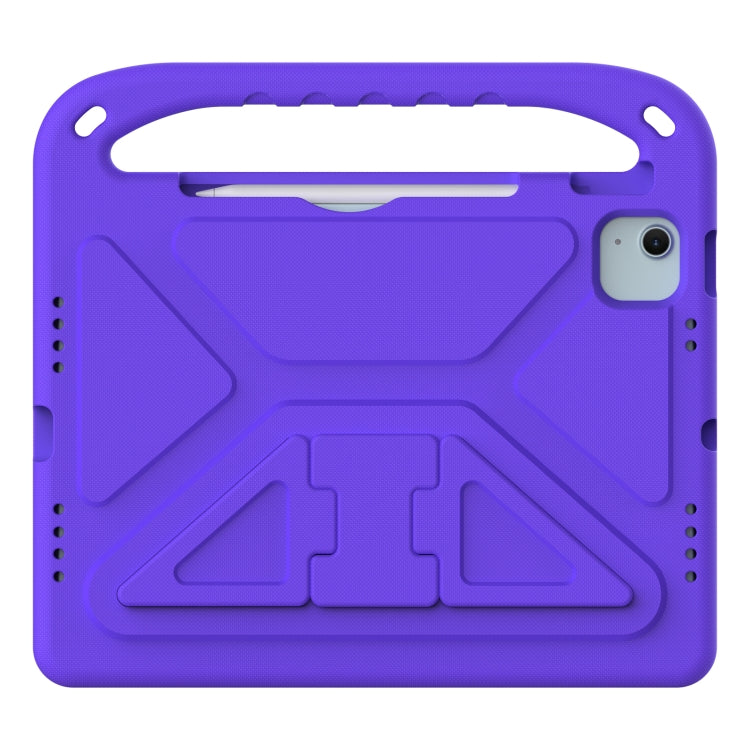 For iPad Air 11 / Pro 11 2024 Handle EVA Shockproof Tablet Case with Holder(Purple) - iPad Air 11 2024 Cases by PMC Jewellery | Online Shopping South Africa | PMC Jewellery | Buy Now Pay Later Mobicred