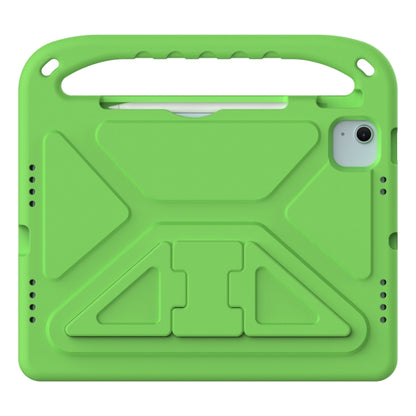 For iPad Air 11 / Pro 11 2024 Handle EVA Shockproof Tablet Case with Holder(Green) - iPad Air 11 2024 Cases by PMC Jewellery | Online Shopping South Africa | PMC Jewellery | Buy Now Pay Later Mobicred