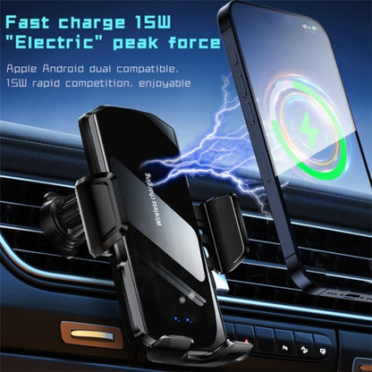 SD10 Wireless Charging Car Air Vent Car Mount Smart Sensor Phone Holder Charger - Car Charger by PMC Jewellery | Online Shopping South Africa | PMC Jewellery | Buy Now Pay Later Mobicred