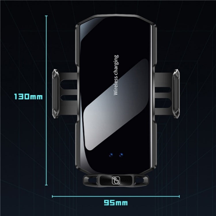 SD11 Car Mount Air Vent Phone Holder 15W Fast Charging Car Wireless Charger - Car Charger by PMC Jewellery | Online Shopping South Africa | PMC Jewellery | Buy Now Pay Later Mobicred