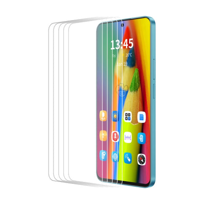 For Motorola Moto G Power 2024 5pcs ENKAY 9H Big Arc Edge High Aluminum-silicon Tempered Glass Film - Motorola Tempered Glass by ENKAY | Online Shopping South Africa | PMC Jewellery | Buy Now Pay Later Mobicred