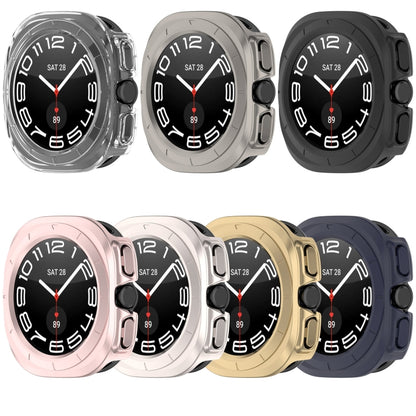 For Samsung Galaxy Watch Ultra 47mm Half Coverage Hollowed PC Watch Protective Case(Starlight) - Watch Cases by PMC Jewellery | Online Shopping South Africa | PMC Jewellery | Buy Now Pay Later Mobicred