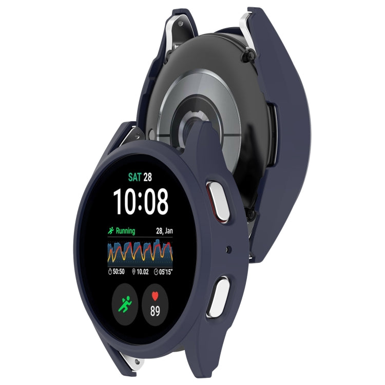 For Sansung Galaxy Watch 7 40mm Half Pack Hollow PC Watch Protective Case(Midnight Blue) - Watch Cases by PMC Jewellery | Online Shopping South Africa | PMC Jewellery | Buy Now Pay Later Mobicred