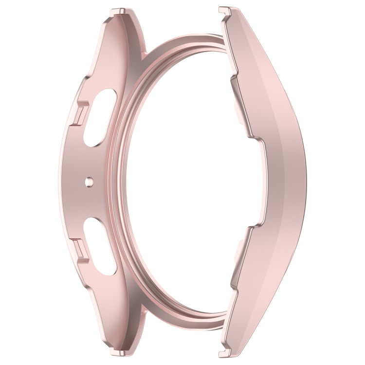 For Sansung Galaxy Watch 7 44mm Half Pack Hollow PC Watch Protective Case(Rose Pink) - Watch Cases by PMC Jewellery | Online Shopping South Africa | PMC Jewellery | Buy Now Pay Later Mobicred