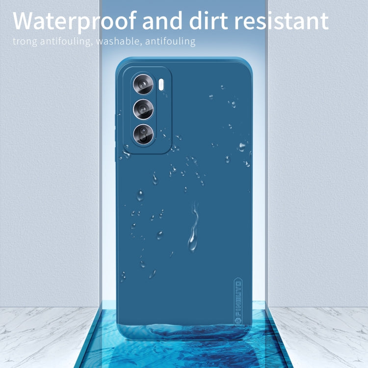 For OPPO Reno12 Pro Global PINWUYO Sense Series Liquid Silicone TPU Phone Case(Black) - Reno12 Pro Cases by PINWUYO | Online Shopping South Africa | PMC Jewellery | Buy Now Pay Later Mobicred