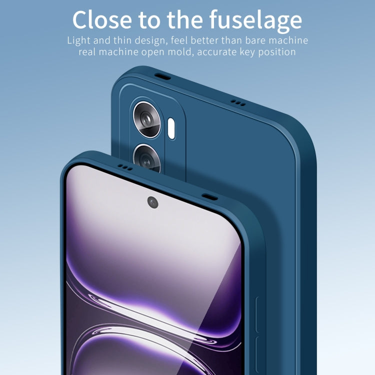 For OPPO Reno12 Pro Global PINWUYO Sense Series Liquid Silicone TPU Phone Case(Blue) - Reno12 Pro Cases by PINWUYO | Online Shopping South Africa | PMC Jewellery | Buy Now Pay Later Mobicred