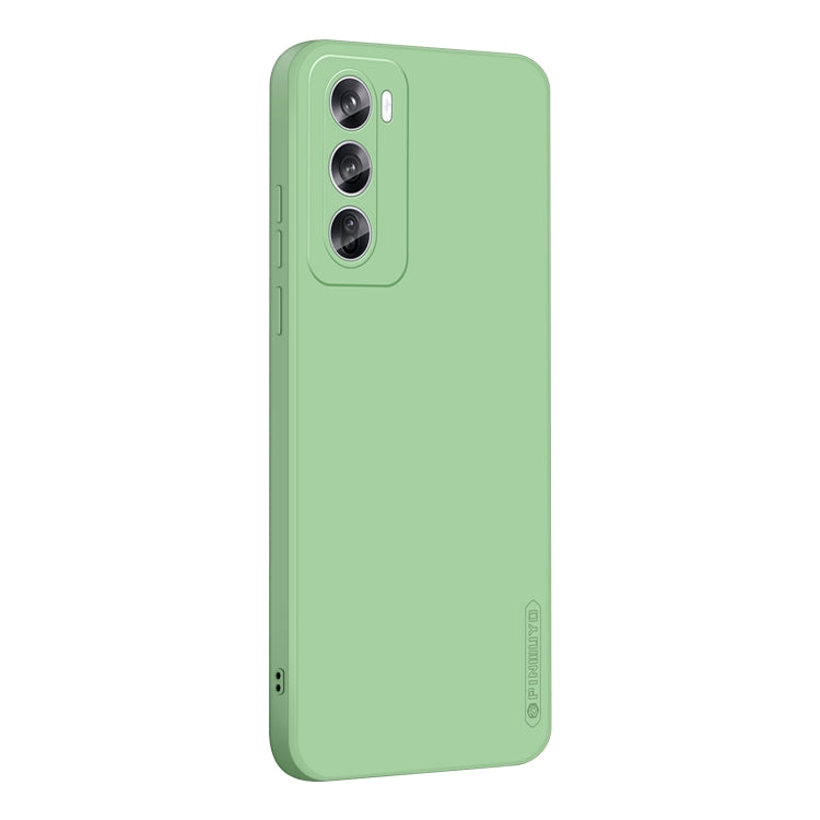 For OPPO Reno12 Global PINWUYO Sense Series Liquid Silicone TPU Phone Case(Green) - Reno12 Cases by PINWUYO | Online Shopping South Africa | PMC Jewellery | Buy Now Pay Later Mobicred